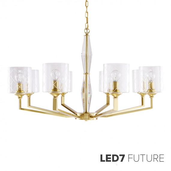 Loft Industry Modern - Ocean Chandelier